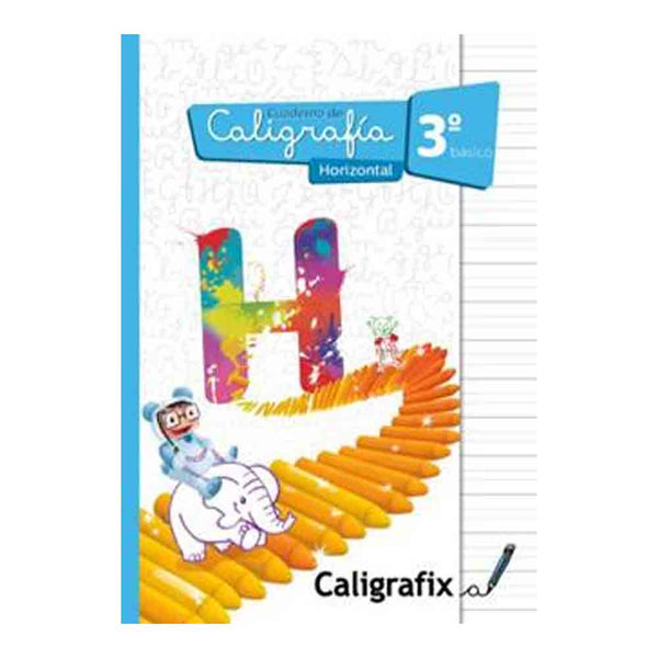 Caligrafix | Caligrafía Horizontal 3ero Básico Caligrafix