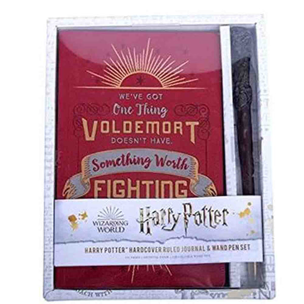 Insight | Harry Potter Hardcover Ruled Journal and Wand pen set
